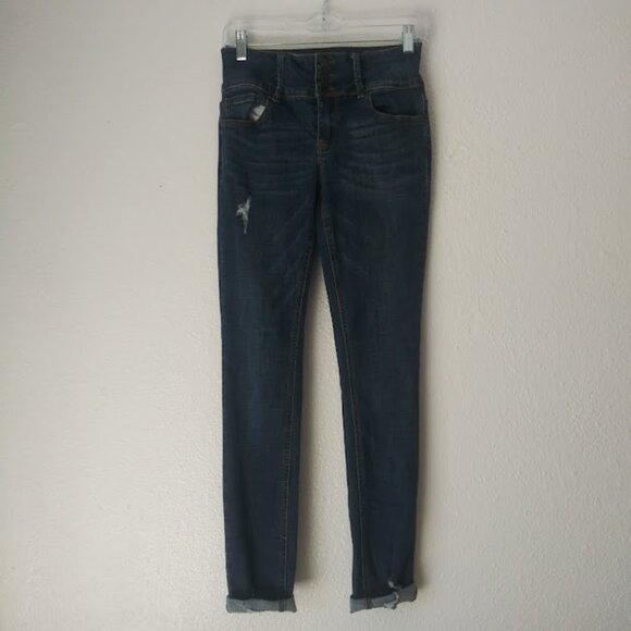Indigo Rein Women's size 7 dark wash jeans - Picture 1 of 13